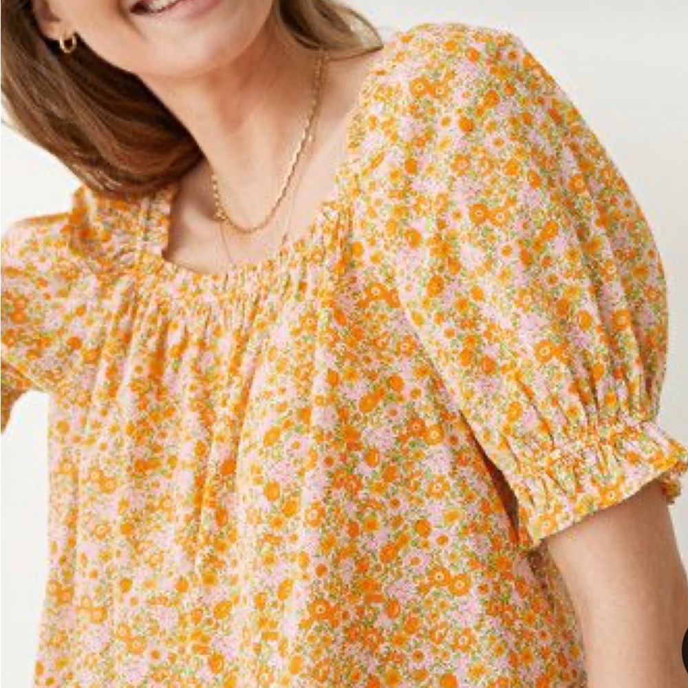 & Other Stories | Frilled Puff Sleeve Blouse